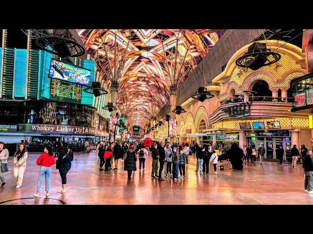 LAS VEGAS LIVE from Fremont Street Experience Friday Night - January 3, 2025