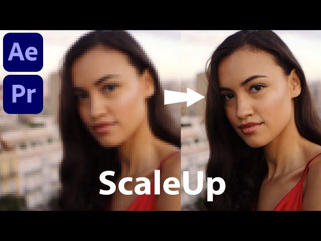 ScaleUp — AI Upscaling for After Effects & Premiere Pro