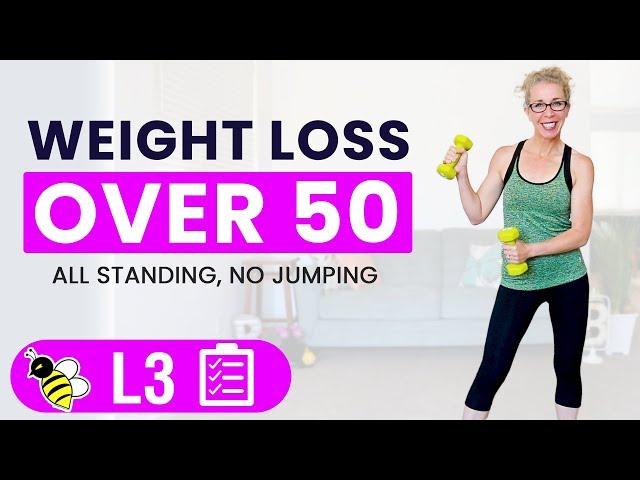 35 Minute WEIGHT LOSS Workout for Women Over 50, Total Body STRENGTH at Home