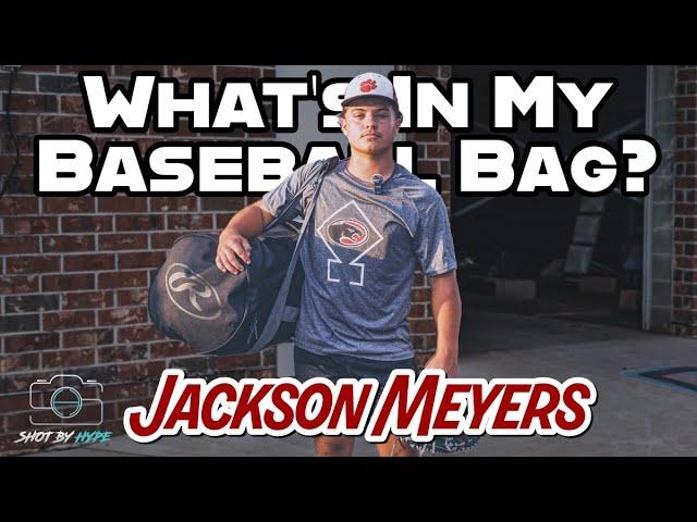 What's In My Baseball Bag? With Catcher Jackson Meyers