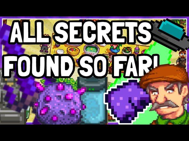 EVERY Rare Hidden SECRET Discovered In Stardew Valley!