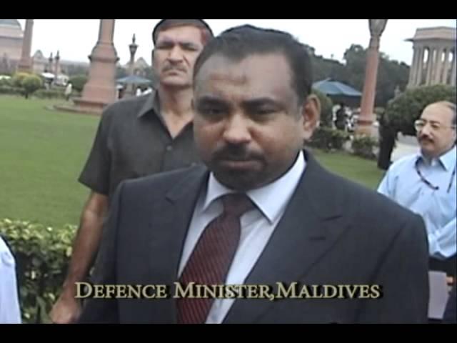 Maldives Defence Minister on India Visit