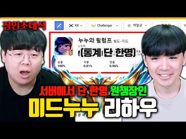 3년만에 출연한 미드 누누 전세계 1위, 리하우 장인초대석 [테스터훈]