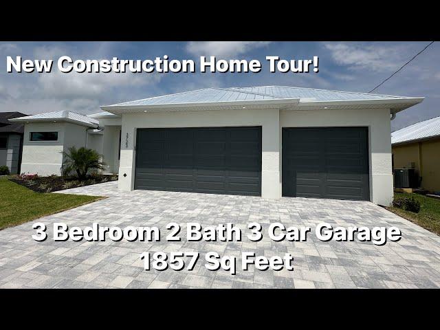 Cape Coral Fl!  New Construction Home For Sale! Beautiful 3 Bed, 2 Bath, 3 Car Garage, Pool Home!