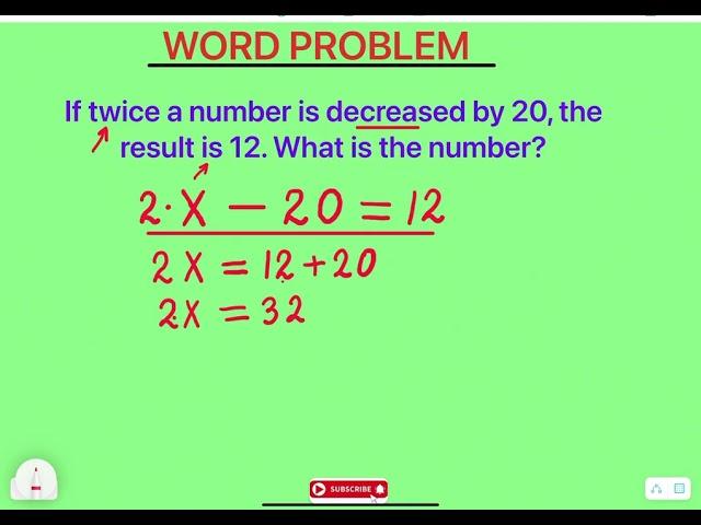 ️ #Word #Problem #solving ️