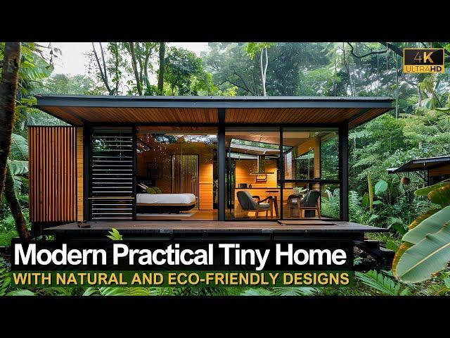 Embracing Minimalist Living:  Best Modern Practical Tiny Homes with Natural and Eco-Friendly Designs