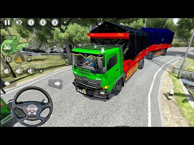 Serunya Mengendarai Truk Gandeng Hino 500 di Bus Simulator Indonesia! | Gameplay Seru