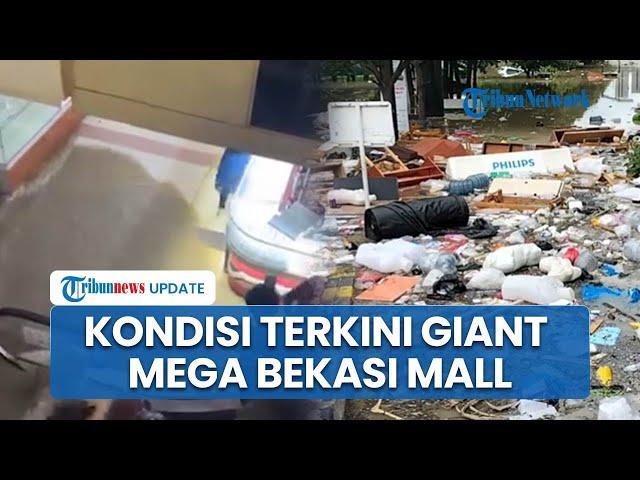 Kondisi Terkini Giant Mega Bekasi Mall Seusai Dihantam Banjir, Barang Dagangan dan Mobil Tenggelam