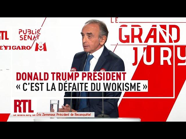 Éric Zemmour invité dans Le Grand Jury de RTL