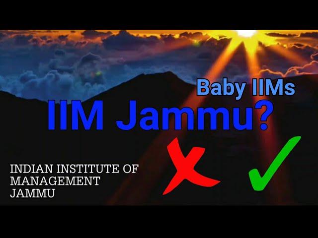 How is IIM Jammu baby IIM? GDPI Calls out. Placements Profile Statistics about IIM Jammu.