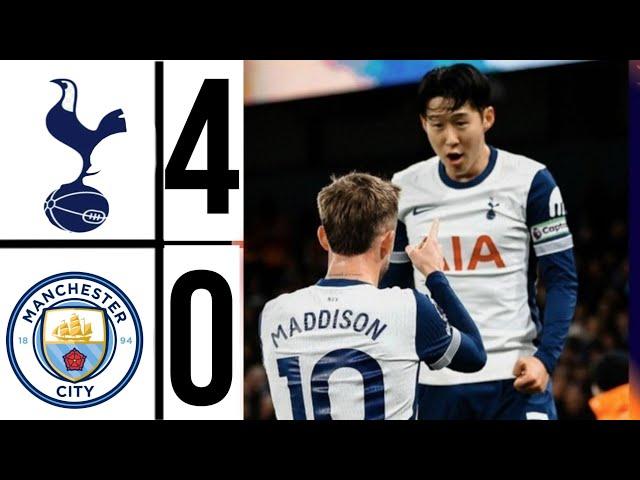  Tottenham Vs Man City (4-0) All Goals and Extended Highlights | premier!league 2024/25