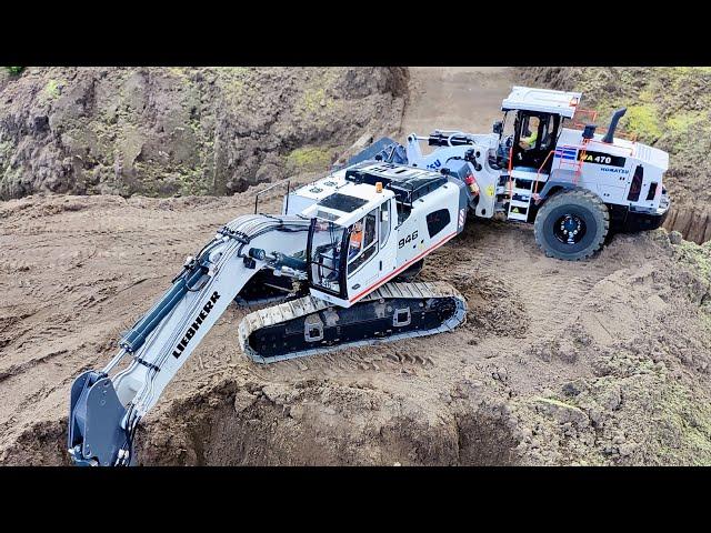 RC Baustelle - RC Trucks, RC Bagger, RC Radlader und mehr auf der Baustelle des TMC88 Part 2/4