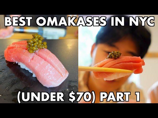 BEST SUSHI OMAKASES in NYC FOOD REVIEW Part 1