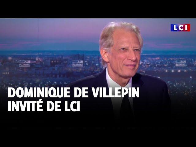 "Reconnaitre un État palestinien" : Dominique de Villepin invité de David Pujadas｜LCI