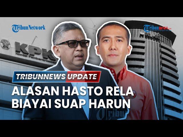  LIVE: Alasan Hasto Rela Biayai Suap Harun Masiku, hingga Respons Gibran soal Hasto Jadi Tersangka