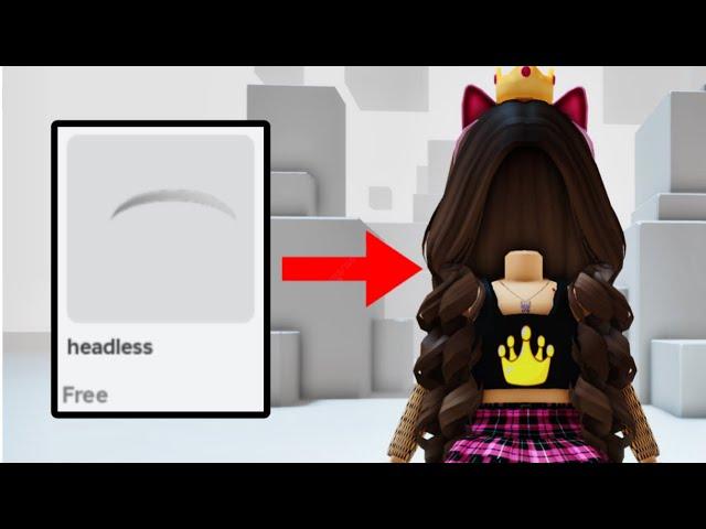 HOW GET HEADLESS FOR FREE IN ROBLOX WORKING 2024!! 