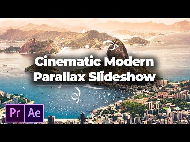 Cinematic Modern Parallax Slideshow - Premiere Pro Slideshow - Free After Effects Templates