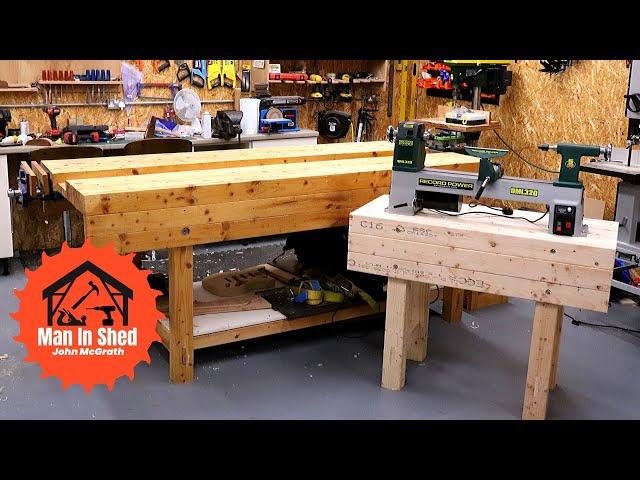 Woodworking Workbench. Solid, Strong, Easy to build, Cheap to Make. Last a Life time.