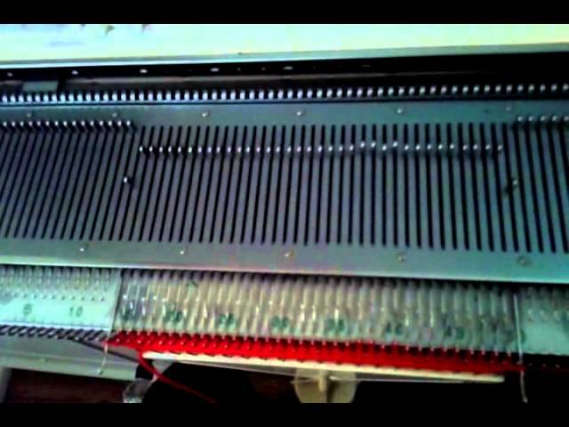 Brother KH-950i electronic knitting machine programming mistakes