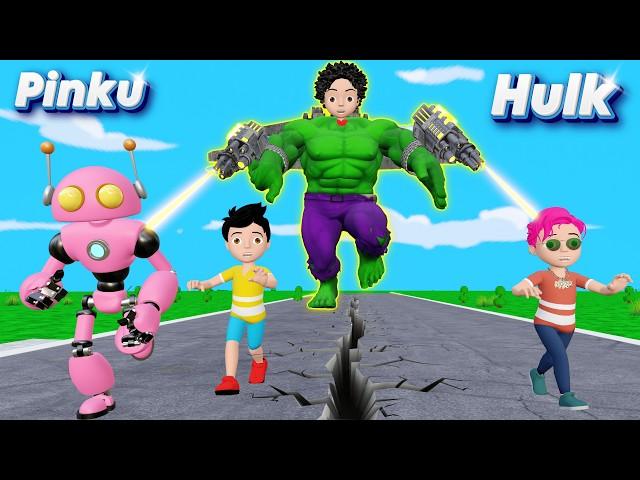 Pinku Bana Hulk Monster | Monster Wala Cartoon | Pagal Beta | Desi Comedy Video | Cs Bisht Vines