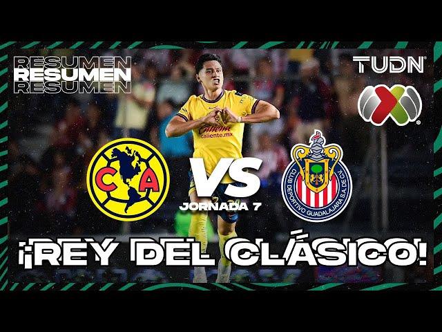 HIGHLIGHTS  | América vs Chivas | Liga Mx -AP2024 - J7 | TUDN