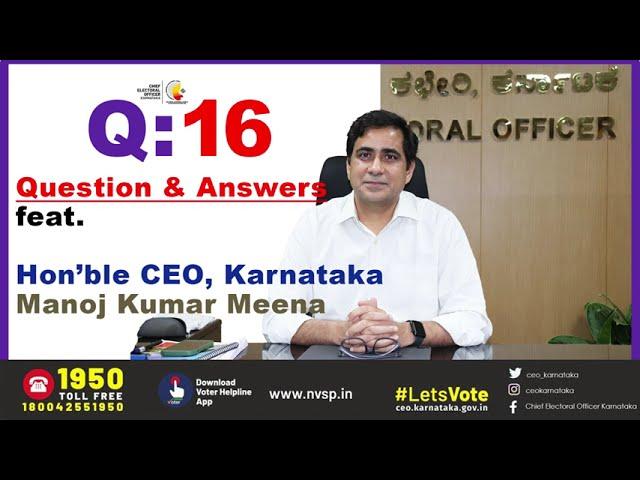 Q&A ft.CEO, KARNATAKA | PART 16 | KARNATAKA ASSEMBLY ELECTIONS 2023