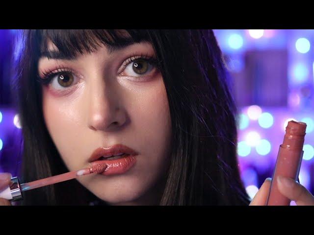 ASMR | Lipgloss & Kisses  (Mouth Sounds, Kisses, Tapping)