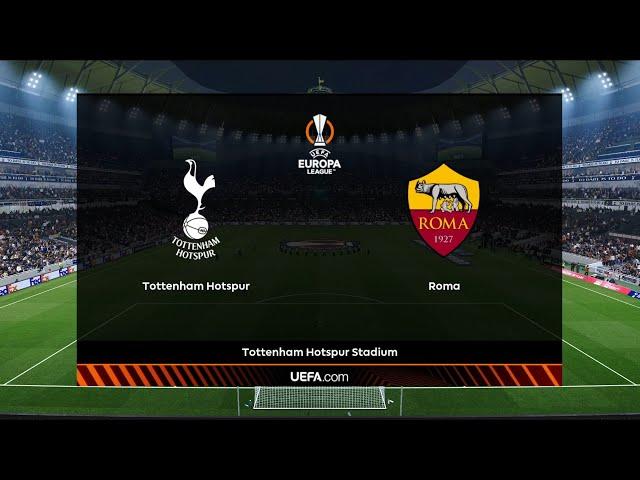 Tottenham vs Roma | Tottenham Hotspur Stadium | 2024-25 UEFA Europa League | PES 2021