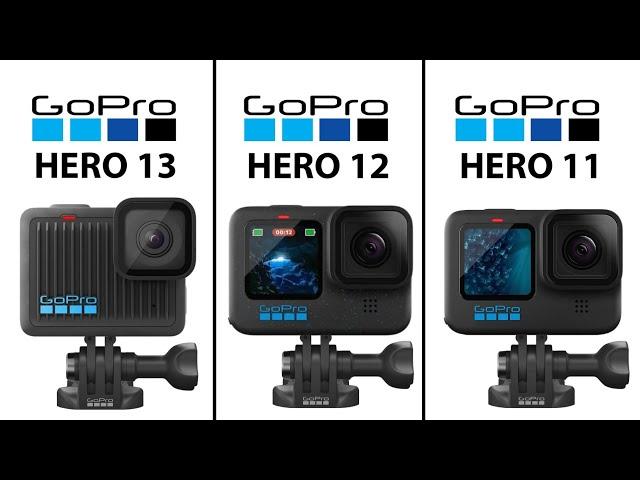 GoPro Hero 13 VS GoPro Hero 12 VS GoPro Hero 11 | Comparison