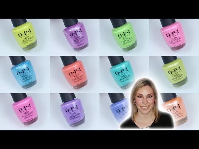 OPI Summer Make The Rules (Summer 2023) Nail Polish Swatch & Review | JESSFACE90