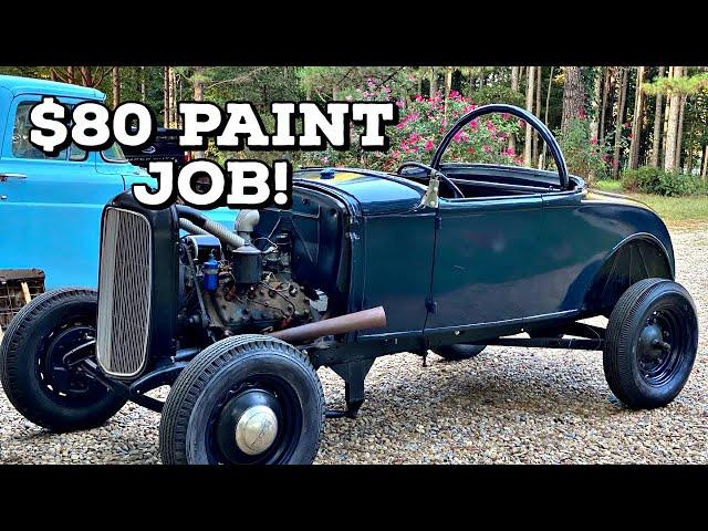 Painting the Roadster for $80 bucks!