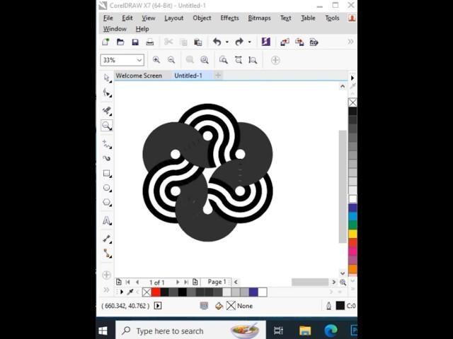 Logo design Super Easy Techniques for experts CorelDraw tutorial in CorelDraw#viral#coreldraw#shots