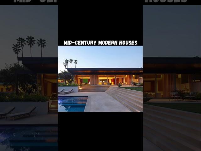 Mid Century Modern Houses  #Short #reels #ideas #foryouage #share #youtubeshorts #sabafaryad #india