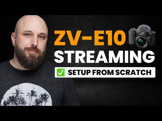 Full Sony ZV-E10 LIVE Streaming Setup w/ Elgato Camlink