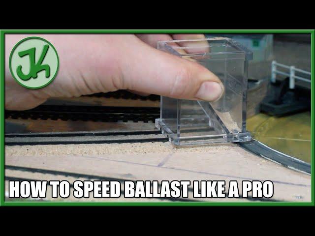 How to Speed Lay model Ballast Like A Pro