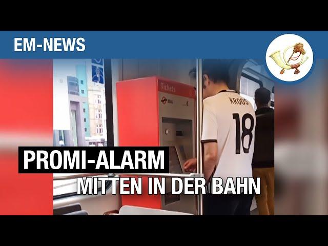 Kann sein Glück kaum fassen: Mann sieht Kroos in der Straßenbahn