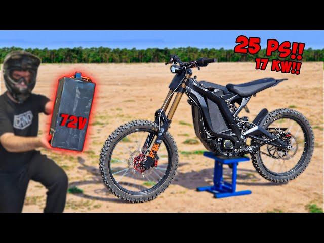 Surron X hat 374% mehr POWER!!! || 72V Akku Test & Review || Surron Umbau Part 4