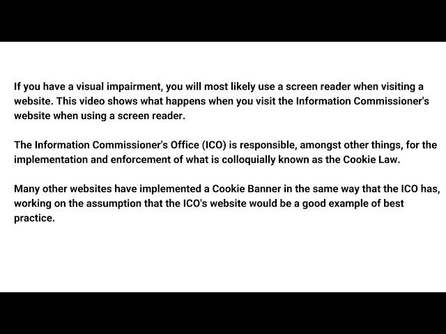 The Information Commissioner's Office (ICO) Website