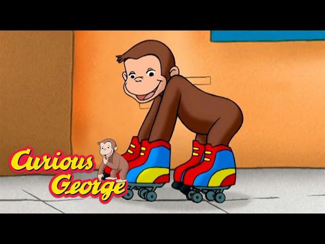 George's Skating Adventure  Curious George  Kids Cartoon  Kids Movies