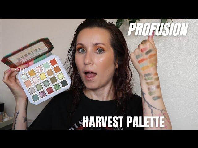 NEW! PROFUSION Harvest Palette! $10! Tutorial + Swatches - SO GOOD!