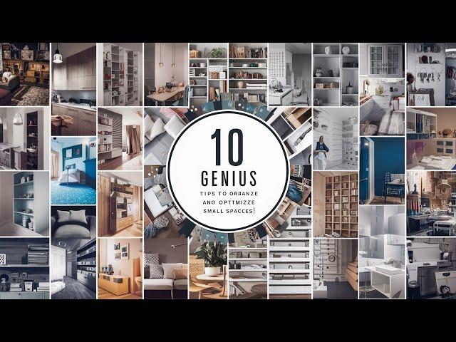 10 Genius Tips to Organize and Optimize Small Spaces! //Abir STA