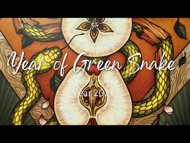 Twin Flames: Year 2025  Year of Snake - The Grand Awakening & Birth of the New World ️     