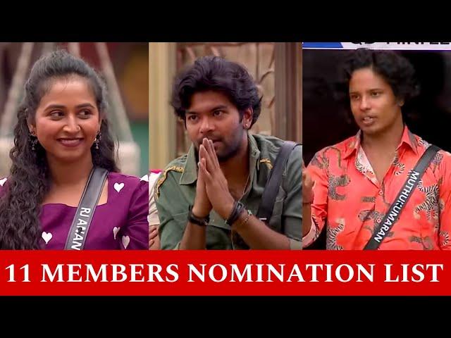 11 Members In Nomination List | Bigg Boss Tamil Review