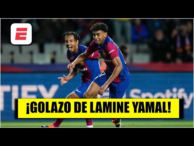 GOLAZO ESPECTACULAR de LAMINE YAMAL. Barcelona le gana 1-0 a Mallorca | La Liga