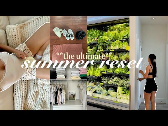 *the ultimate* SUMMER RESET huge closet cleanout + bucket list & pinterest inspo *productive*