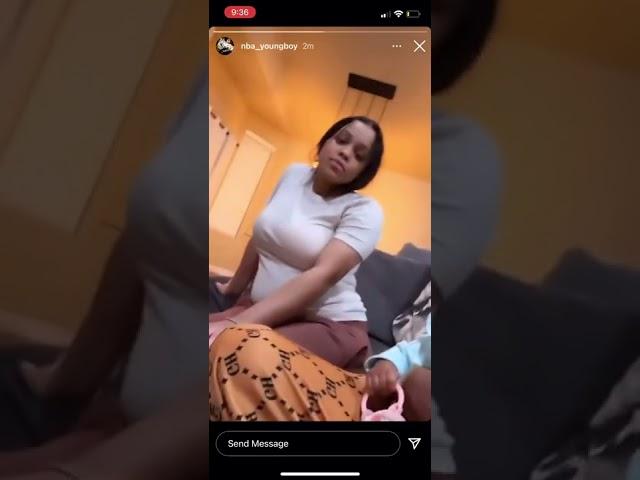 NBA youngboy & jazz daughter on Instagram story  .