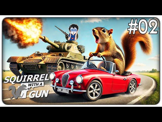 SCOIATTOLO CON AUTO VS PADRE CON CARRARMATO: LA SFIDA SUPREMA | Squirrel with a gun - ep.02