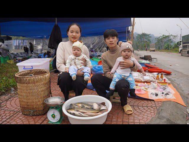 Harvesting fish to sell at the market - how to care for sick children in winter