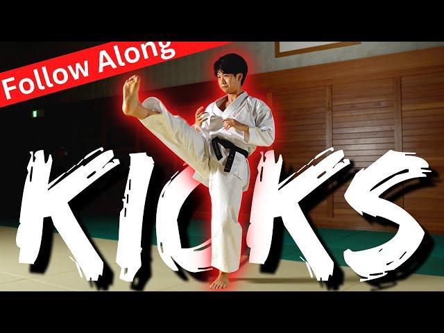 Follow Along To This Karate Kick Drill!｜Karate Workouts