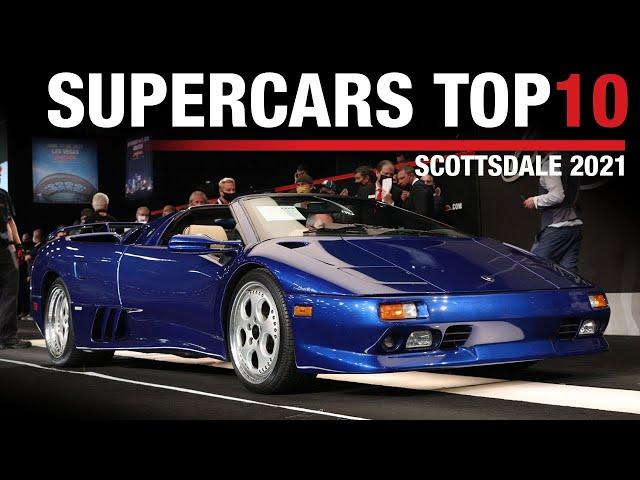 SUPERCARS TOP 10: The best-selling supercars at the 2021 Scottsdale Auction